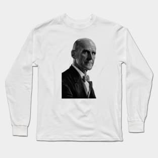 Eugene Debs Portrait Illustration Long Sleeve T-Shirt